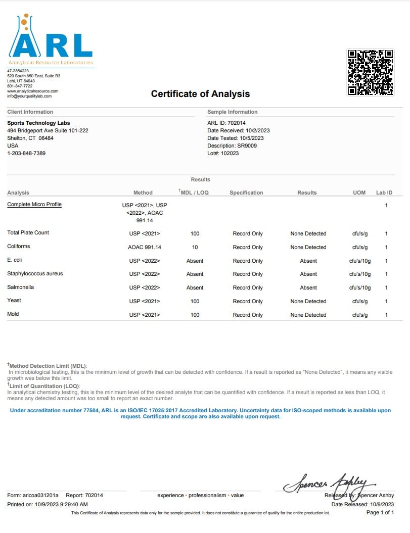 SR-9009 (Liquid Stenabolic) – 20 mg/mL - Image 3
